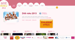 Desktop Screenshot of diteroku.maminka.cz