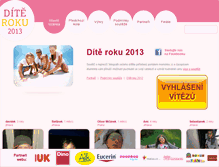 Tablet Screenshot of diteroku.maminka.cz